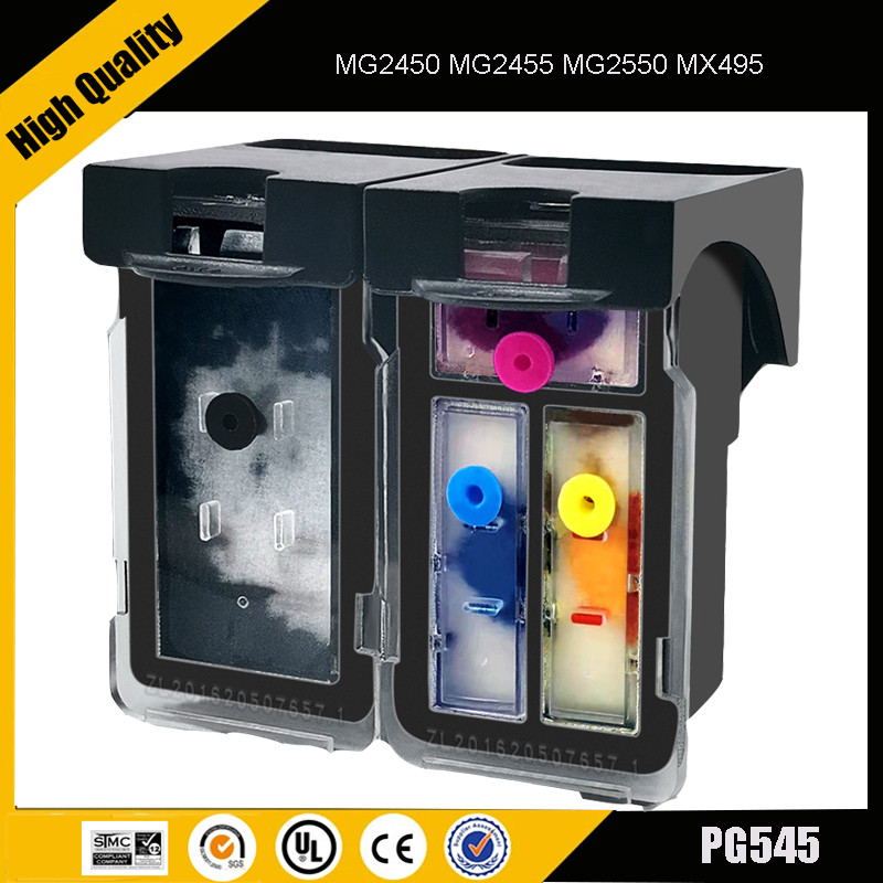 Compatible pg-545 545XL 546XL Ink Cartridge Replacement for Canon PG545 CL546 for Pixma MG3050 2550 