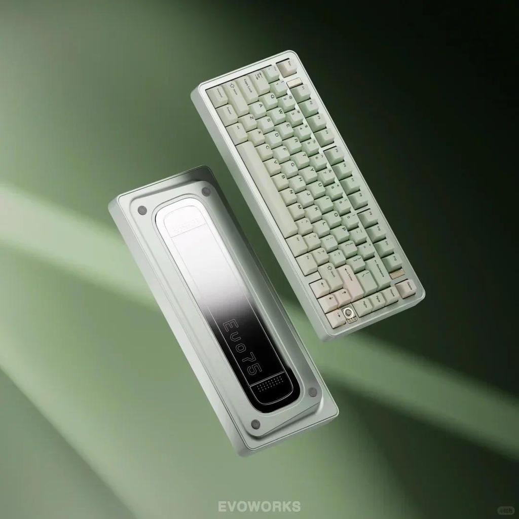 EVO75 Mechanical Keyboard Tri Mode Wireless Keyboard Hot Swap Rapidly Detachable 2 Aluminium Keyboar