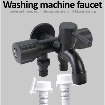 kran cabang 3 Stainless/kran 3 cabang/Sus304 Kran Kamar Mandi Kran Shower Model 3 Cabang Kran Tembok