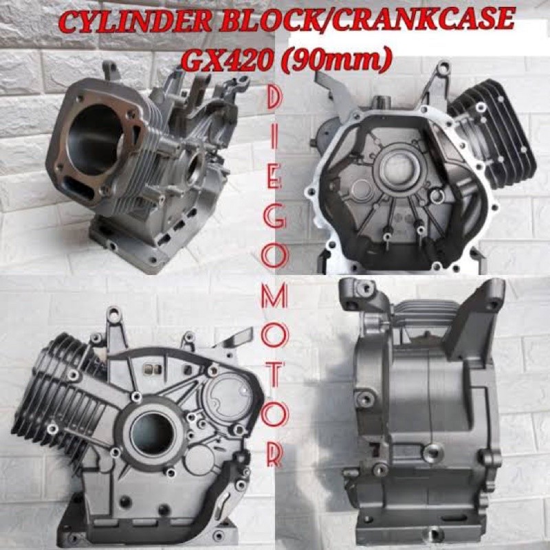 Gx420 Cylinder block blok only boring mesin pengerak 18Hp Gx 420