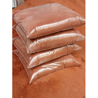 Bubuk Serbuk Pasir Batu Bata Merah Halus kering Bahan Membuat Telur Asin