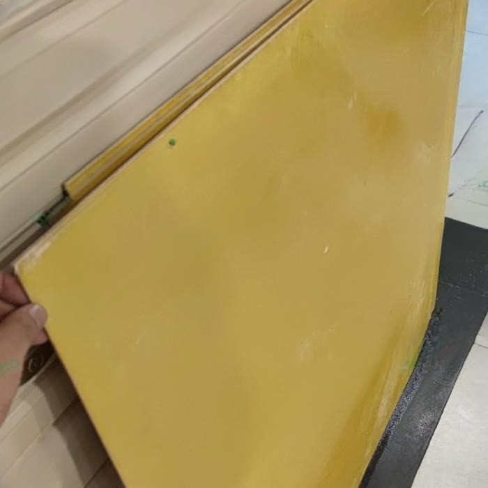 Resin Kuning ( Epoxy Sheet Fiberglass G11 ) 12mm x 10cm x 20cm