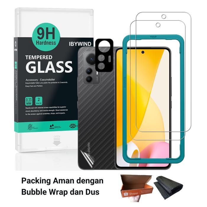 (Jaya Accesories) Tempered Glass Ibywind untuk Xiaomi 12 Lite Temperglass Layar Bening