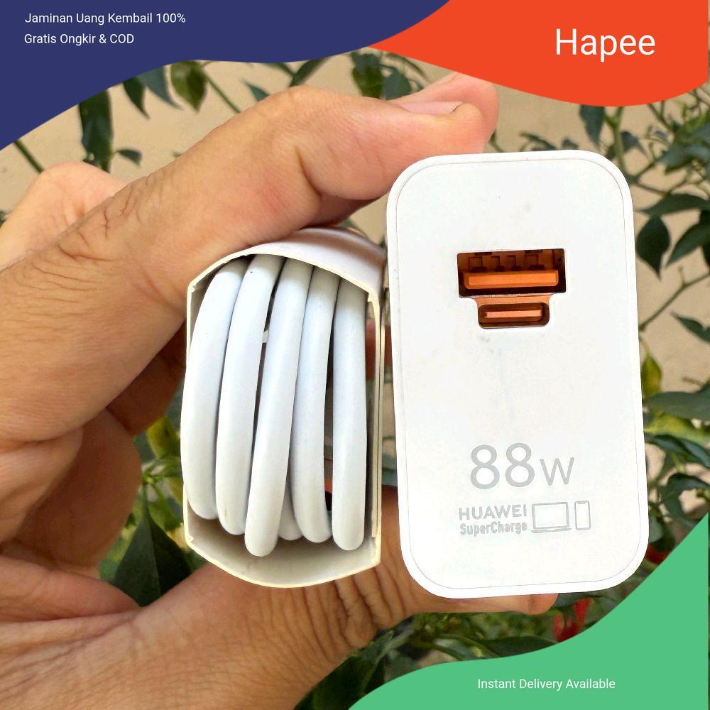 Adaptor Charger Huawei 88w 88 watt Ori Copotan Mate 60 Pro P60 Pro + Usb Original (Second terawat pr