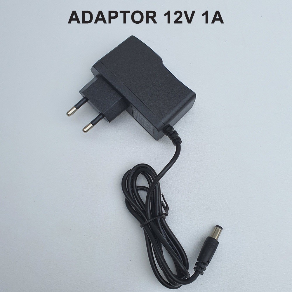 Power Adaptor CCTV 12V 1A Charger CCTV Kamera 5.5x2.1mm untuk CCTV Kamera DVR NVR