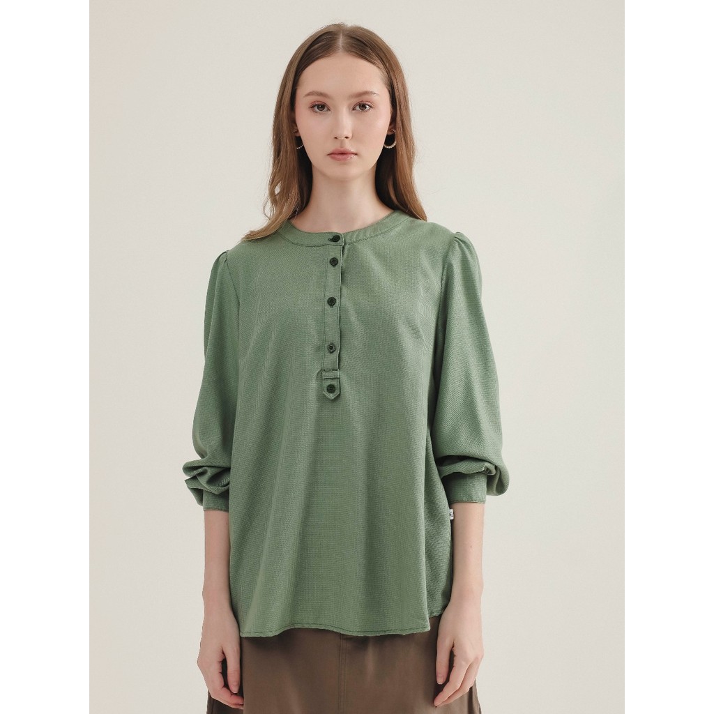 EXPAND Vinata Blouse |Kemeja Wanita - Atasan Lengan Panjang