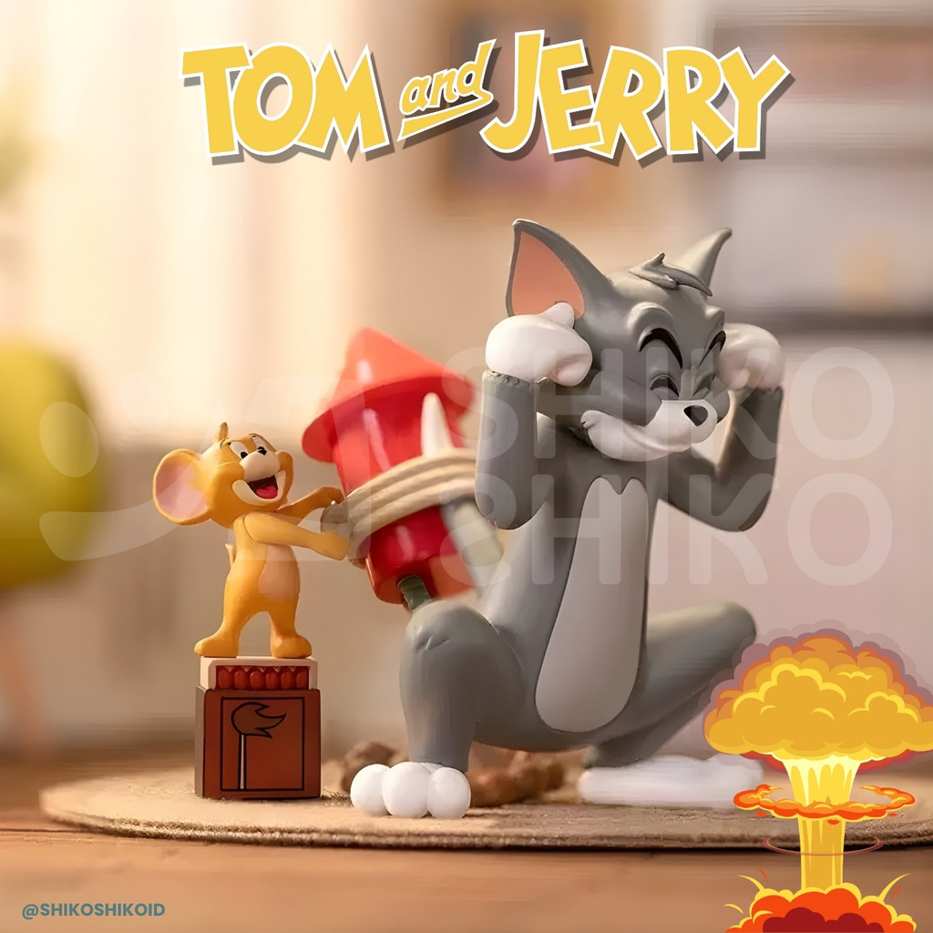 FGRtaj Figure Tom and Jerry Tikus dan Kucing TomJerry Dynamite Dinamit Kembang Api Fire Cracker Deko