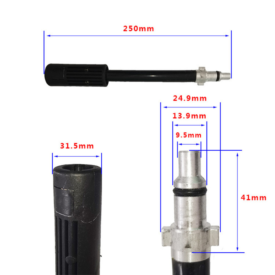 High pressure washer Water gun Car wash water gun Household water gun adjustable 8m water pipe set M