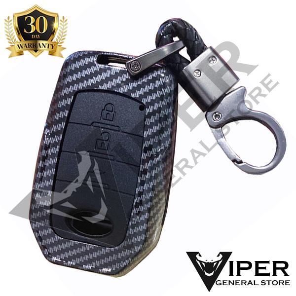 Case Carbon Smartkey Cover Key Kunci Toyota Fortuner Venturer Innova