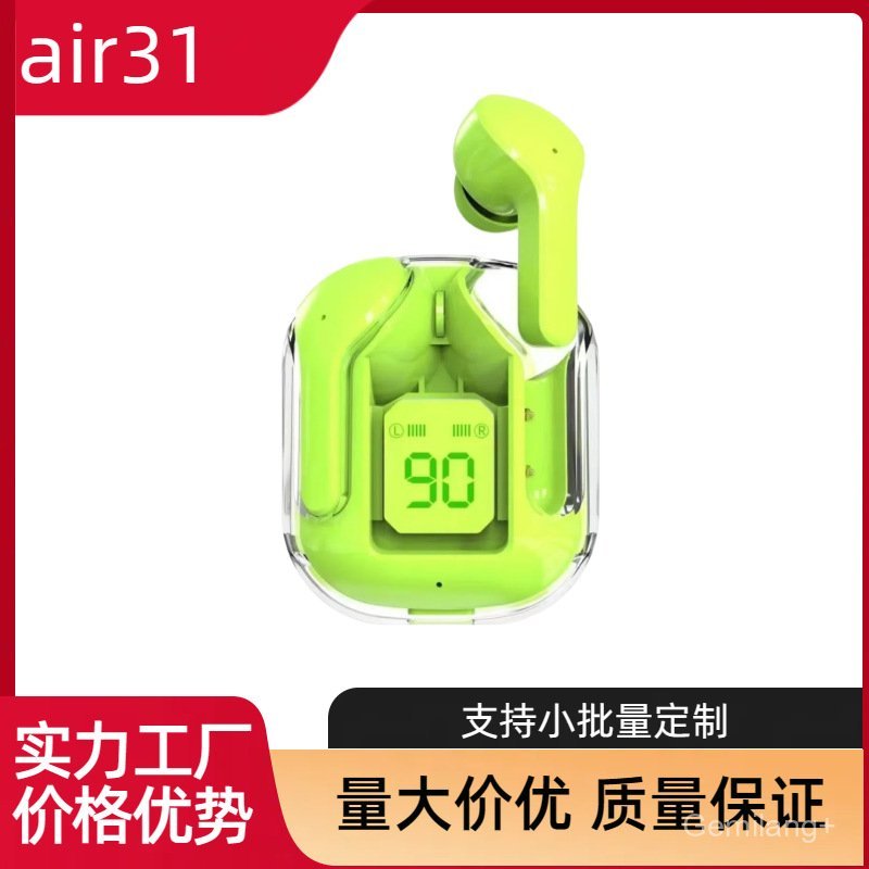 air31 Earphone Bluetooth Transparan Generasi Kedua Earphone Transparan Generasi Kedua Hk3 Earphone B