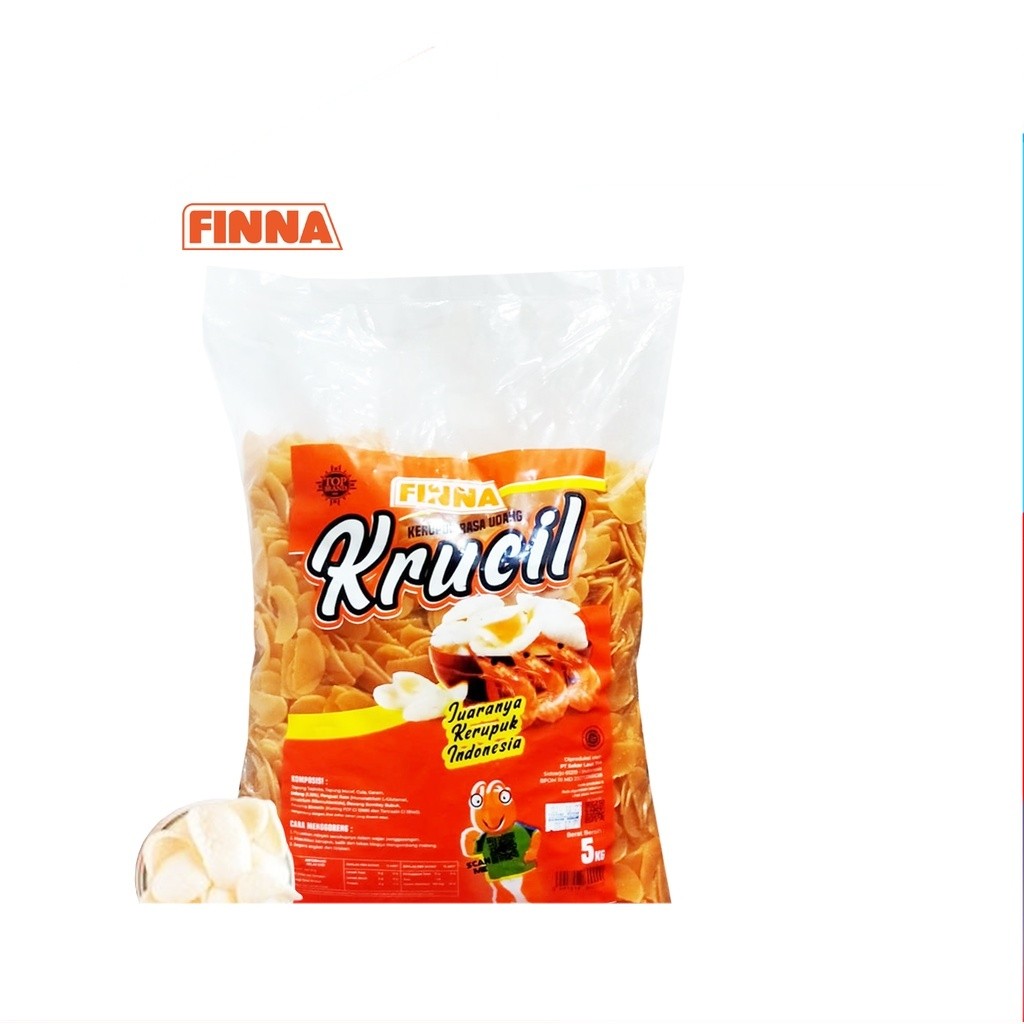 [UniGrosir] Finna Krupuk Krucil Kerupuk Udang 5 kg