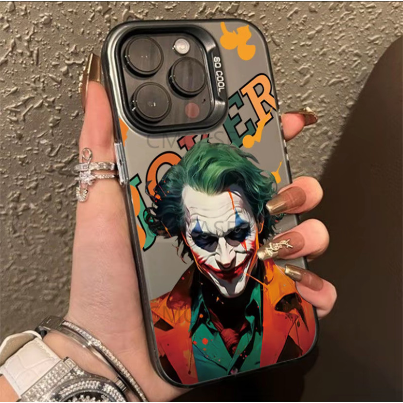 Casing HP Joker Motif Artistik Keren Vivo Y02 IQOO Y15A Y5S Z5i Y16 Y53T Y12i IQOO Y17SY19 U1XU3XY30
