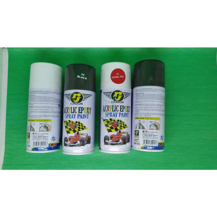 Pylox RJ / Cat Semprot /  / Paint Spray / Pilok Kecil Hiroki - Hitam