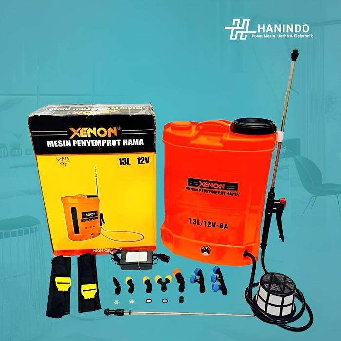 Sprayer Hama Elektrik 2in1 13L Xenon Alat Semprot Hama Aki 2 Fungsi