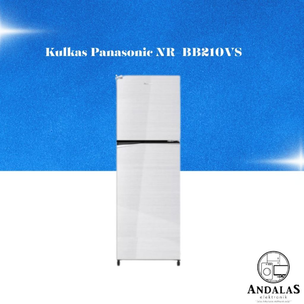 Kulkas Panasonic NR-BB210V-S | 2 pintu BB210 VS door NRBB210V BB210VS