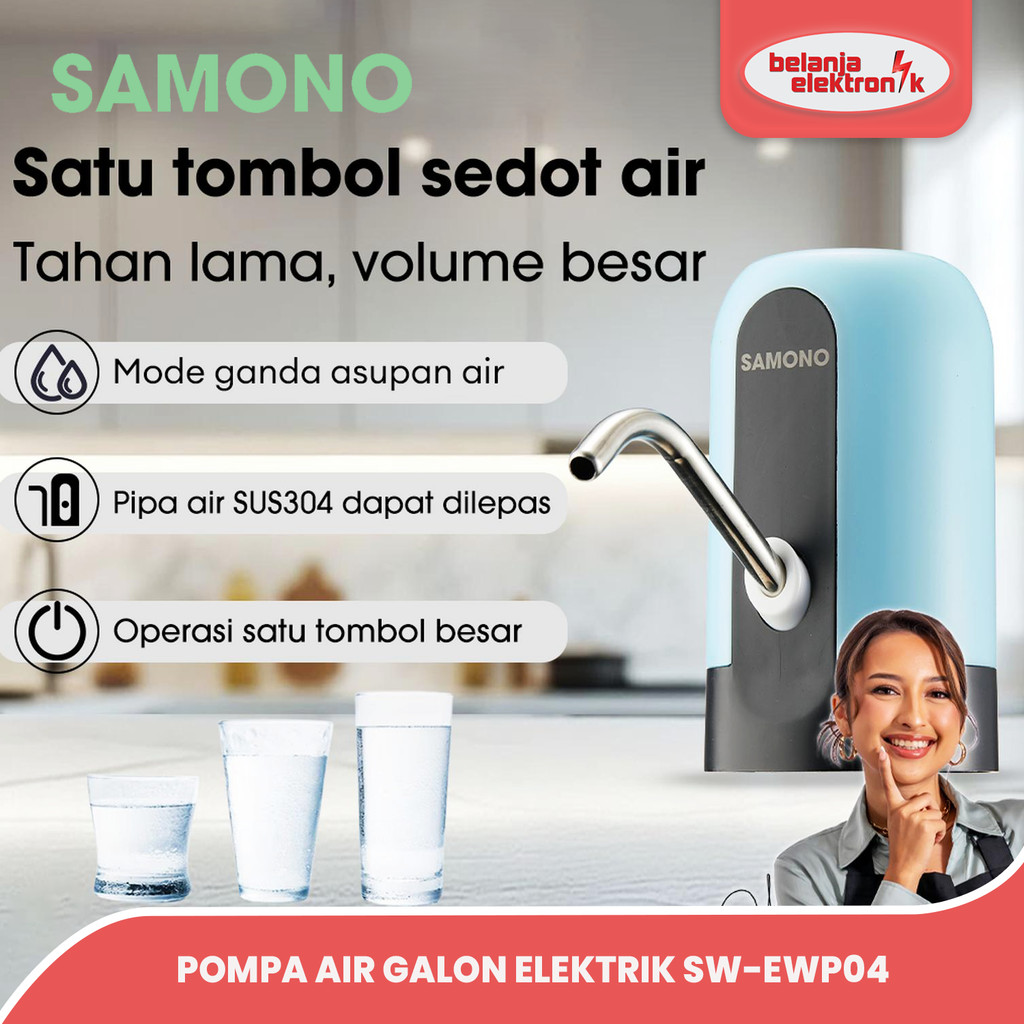 SAMONO SW-EWP04 POMPA AIR GALON ELEKTRIK WATER DISPENSER SW EWP04