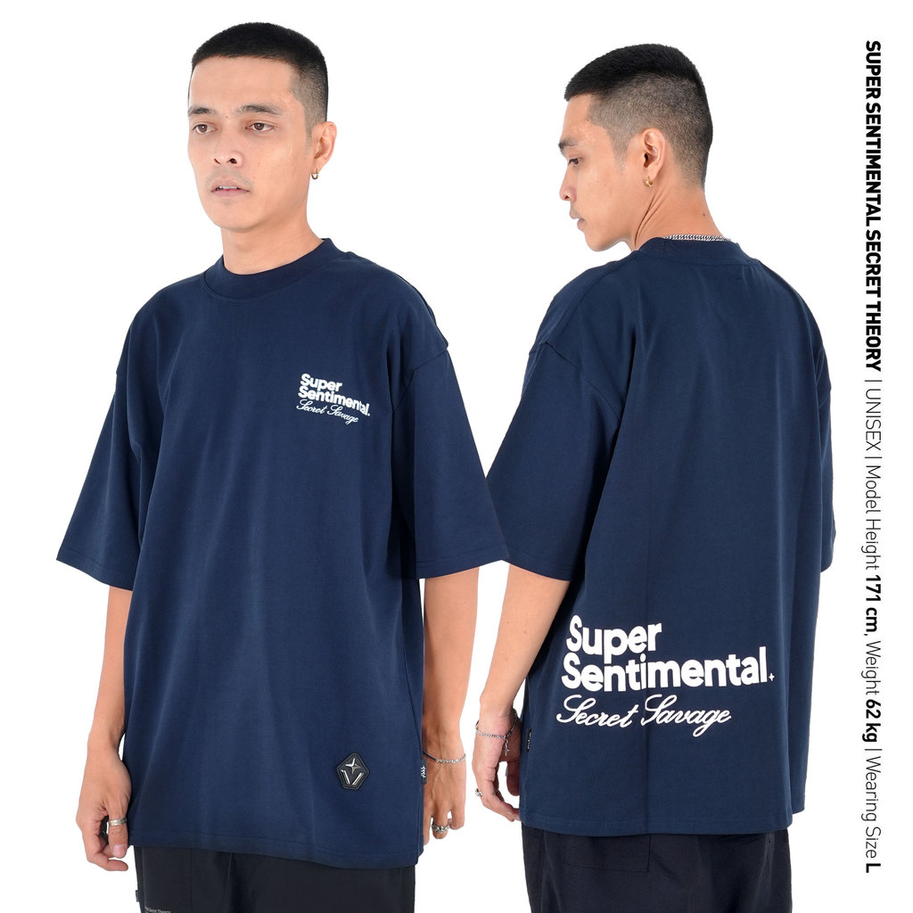 SSSVG Super Sentimental Secret Savage The Initial Tee Navy