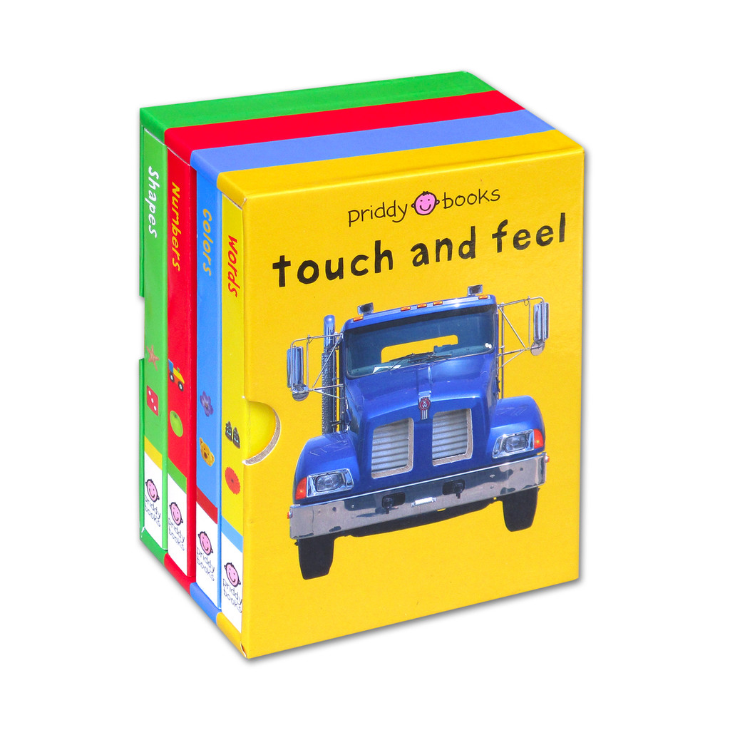 Bright Baby Touch and Feel Box Set with 4 Board Book - Board Book Collection [Priddy Books]