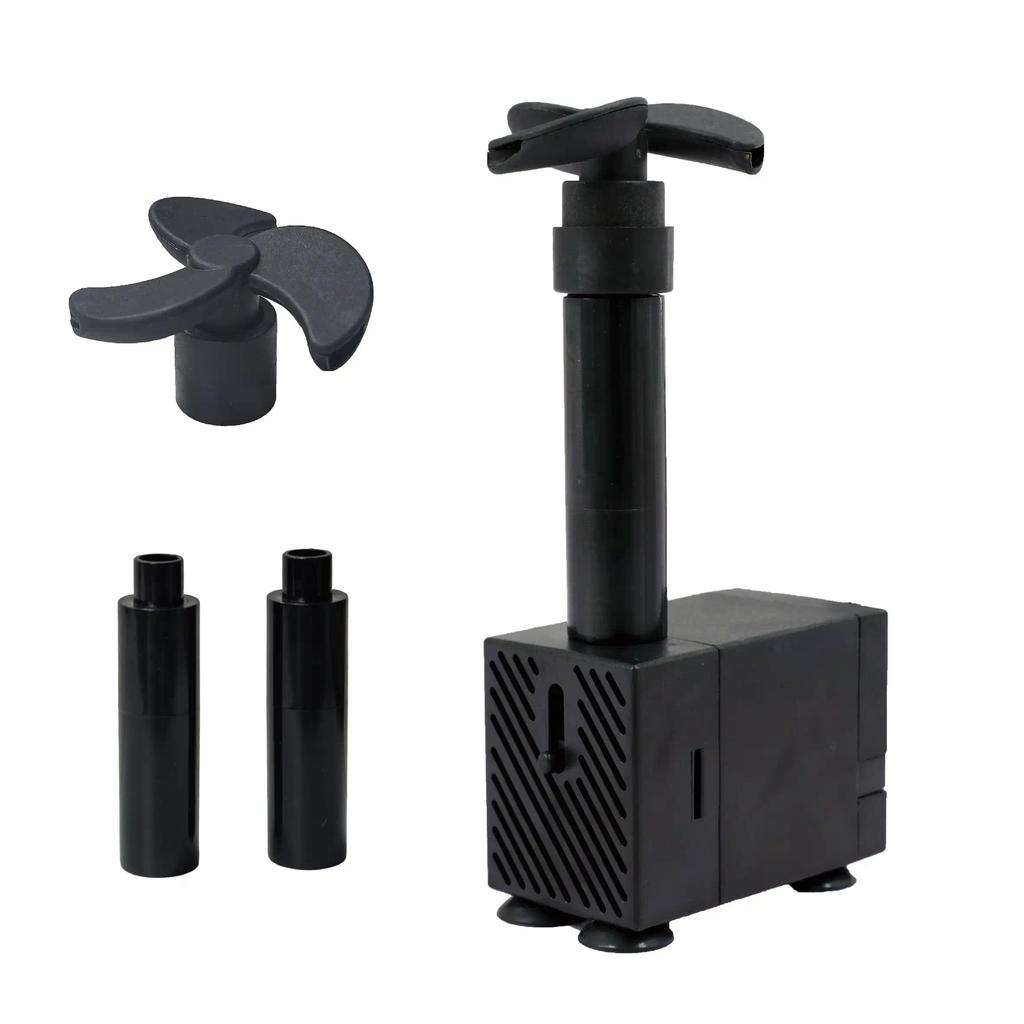 Pompa Akuarium Kecil Rotary Spray 5V-USB Pompa Air Mini Penyemprot Air Portabel Pembuat Gelombang un