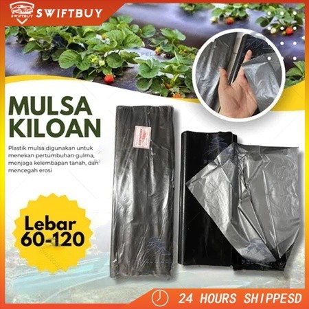PLASTIK MULSA ( 1 ROLL ) panjang 250 meter * Lebar 120cm (1,2meter)