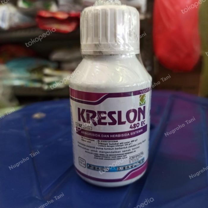 HERBISIDA KRESLON 480 EC 100 ML PEMBASMI SEMAK BELUKAR DAN POHON BESAR
