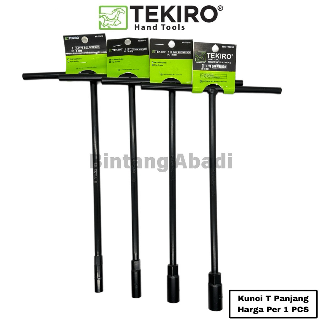 Tekiro Kunci T Original / Tekiro Kunci T Panjang 8mm 10mm 12mm 14mm Original Tekiro