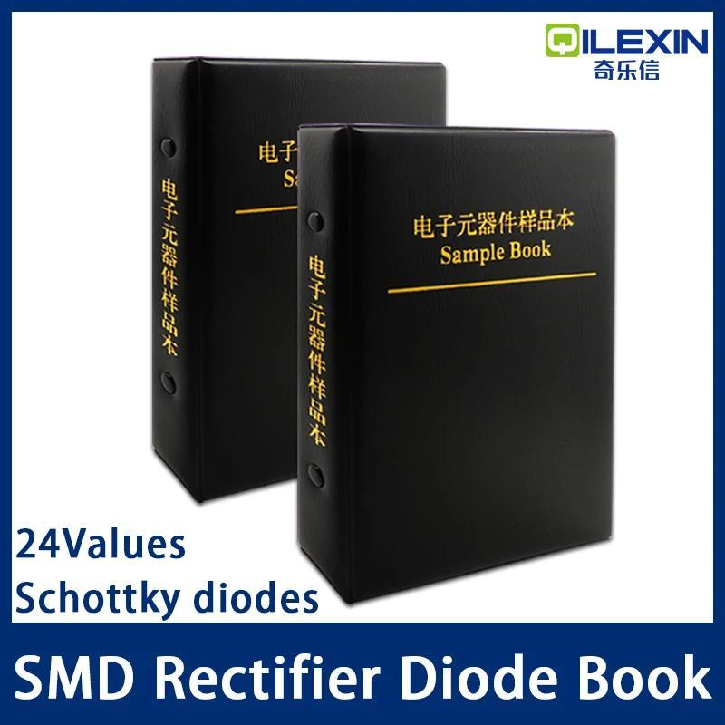 Buku Contoh Dioda Penyearah SMD SMA Kit Aneka Dioda Schottky 24 Nilai M1 M4 M7 SS12 SS14 SS16 SS24 S