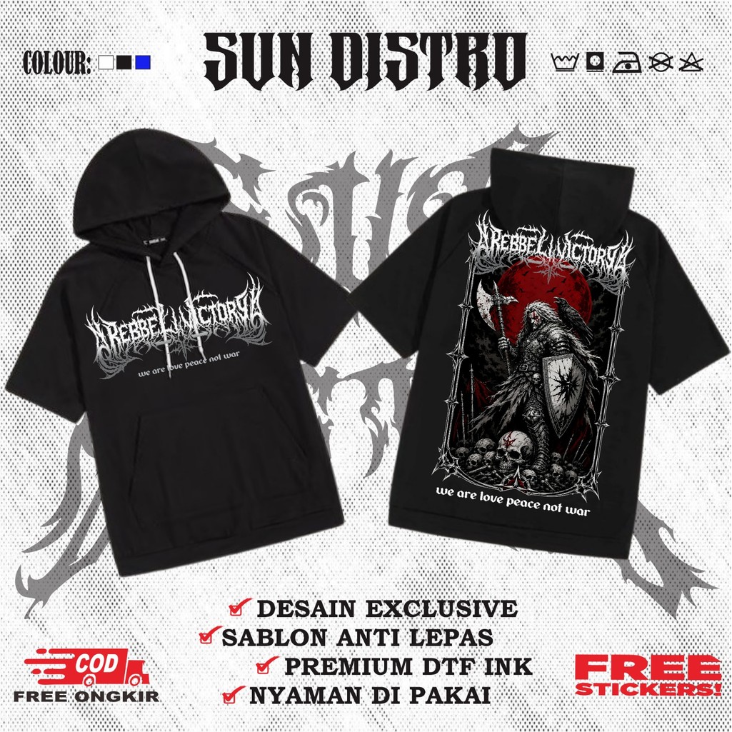 Ts-HOODIE NETRAL REBEL VICTORY TS HOODIE NETRAL TERBARU - TS HOODIE NETRAL BROTHERHOOD - TSHOODIE NE