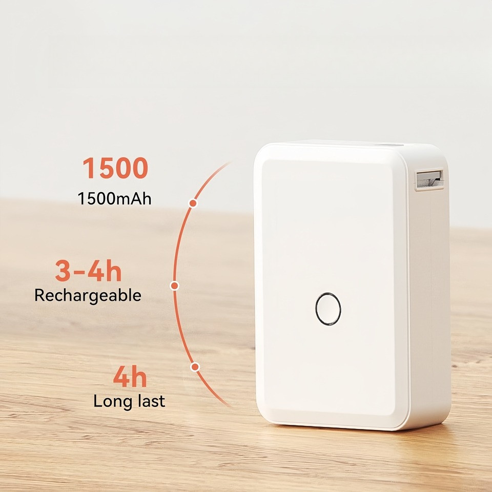 Niimbot D110 Mini Portable Thermal Printer Inkless Pocket Bluetooth Label Printer Adhesive Anti-Oil 