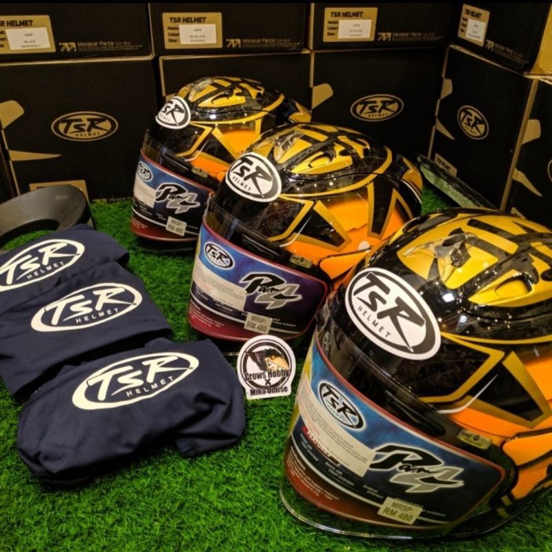 PROMO Helm TSR ram 4 Pedrosa Spirit Gold Samurai