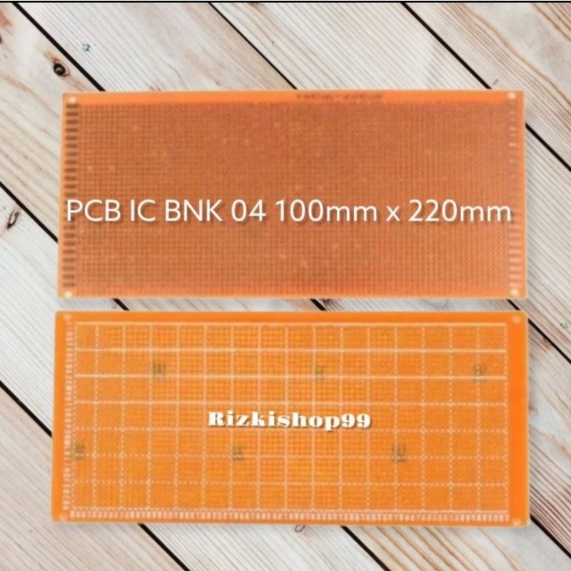 papan pcb ic BNK 04 100mm x 220mm - papan pcb bolong ic bnk isi 10pcs