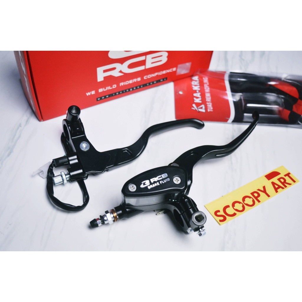 PAKET HEMAT MASTER REM RCB KOTAK OVAL KANAN KIRI KA KRA SCOOPY UNIVERSAL