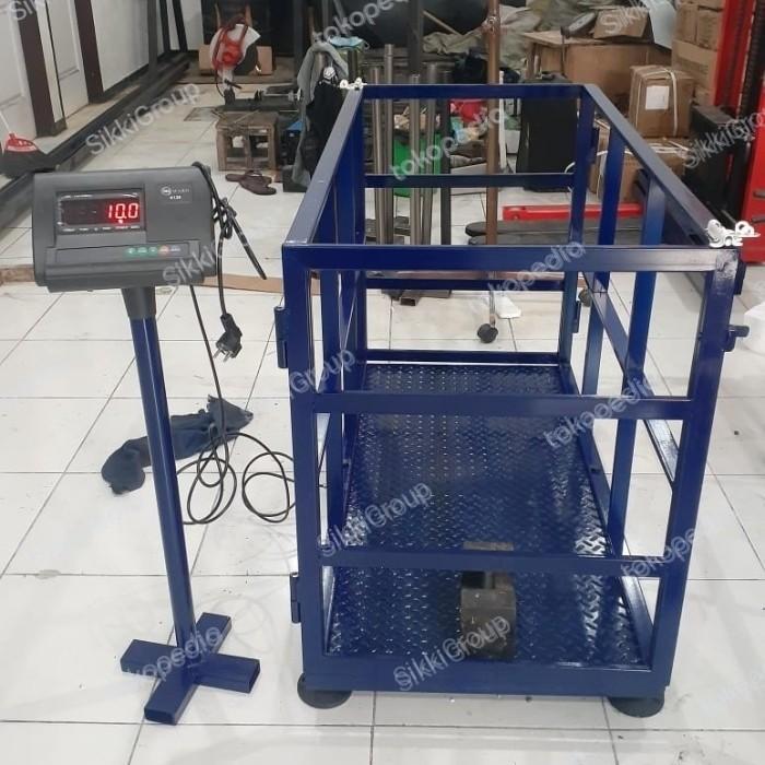Timbangan Kerangkeng Domba Kambing roda