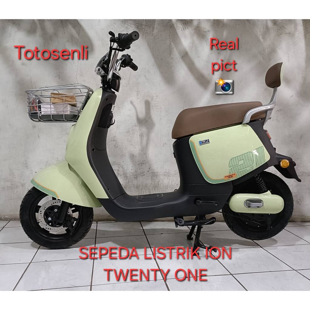 SEPEDA LISTRIK SELIS TWENTY ONE SEPEDA LISTRIK ADA KERANJANG NYA