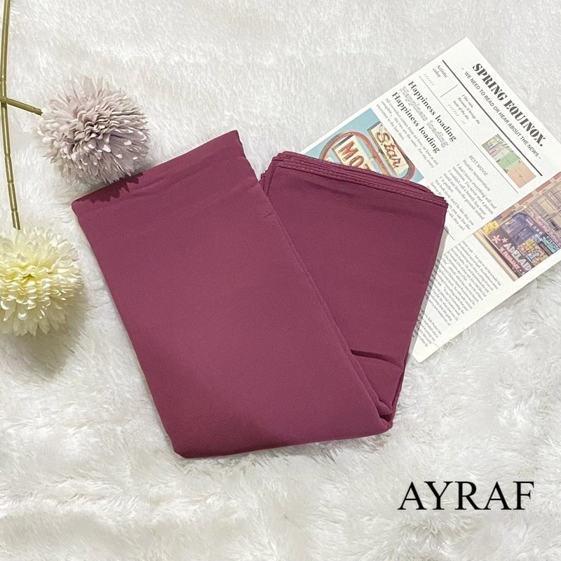 Hijab Pashmina Ceruty Babydoll Premium Simple Modern Style/ hijab pashmina ceruty babydoll/pashmina 