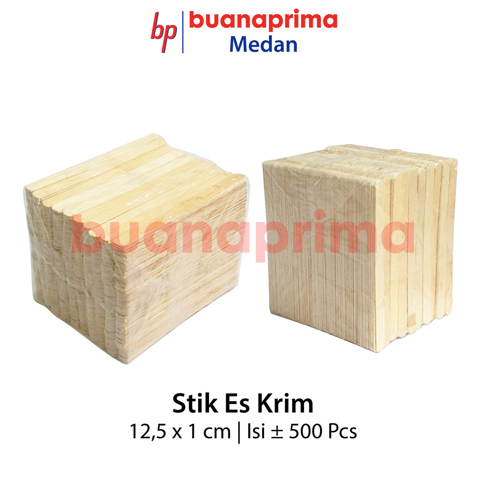Stik Es Krim KAYU POLOS per Bungkus Untuk Kerajinan Tangan Pack