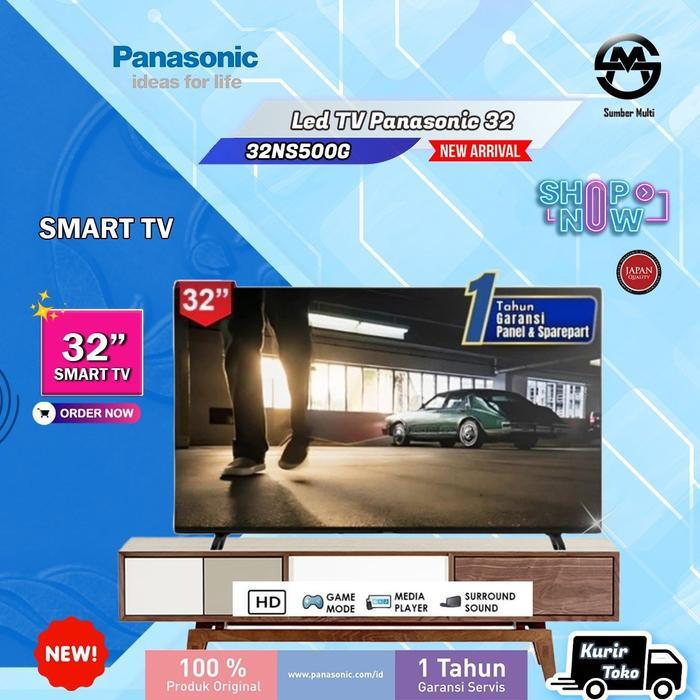 TV PANASONIC 32 Inch TH-32NS500G Smart Android TV HD - Garansi Resmi