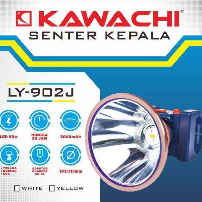 Senter Kepala Kawachi LY-902J Tahan 20Jam Baterai 500mAH