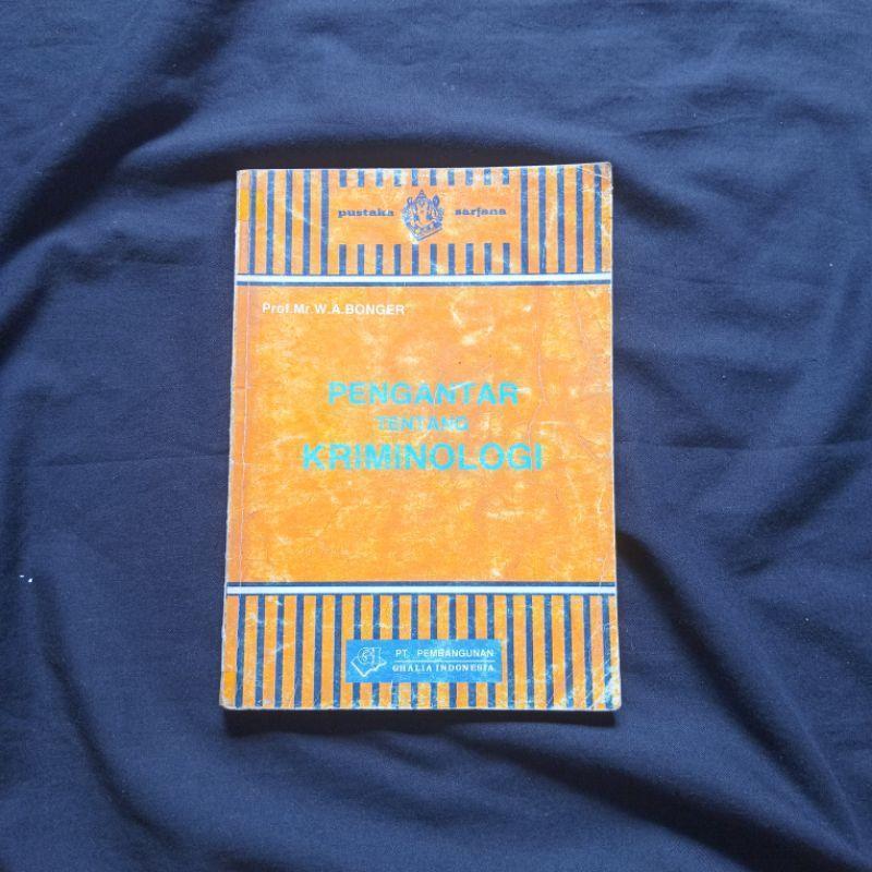 Pengantar tentang Kriminologi