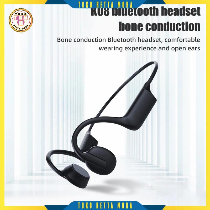 Earphone Bone Conduction Open Ear Wireless Bluetooth IPX5  ADZUKI BEAN - K08