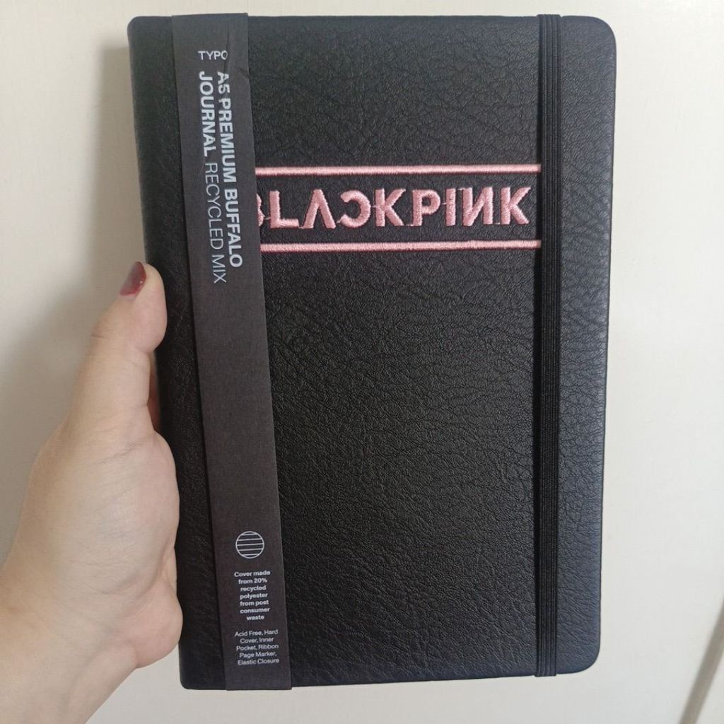 (shes gone) Typo A5 Buffalo Journal Jurnal Buku Tulis Garis Lined pages Blackpink Black Pink Origina