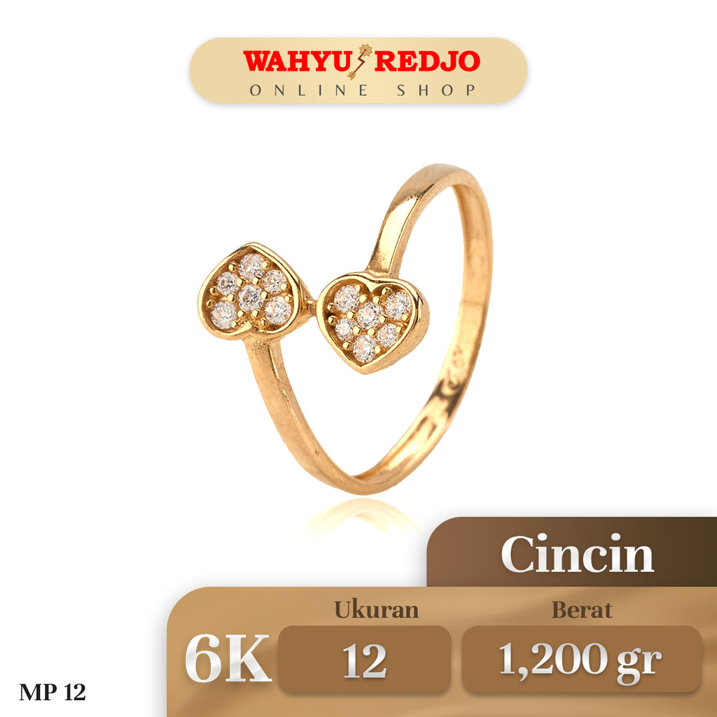 Cincin Emas Kadar 6K Wahyu Redjo CC-6K-29862237