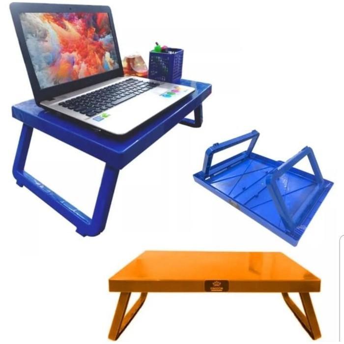 TarasShop Meja Lipat / Laptop / Lesehan / Belajar anak / Ngaji / Makan / Baca - meja plastik