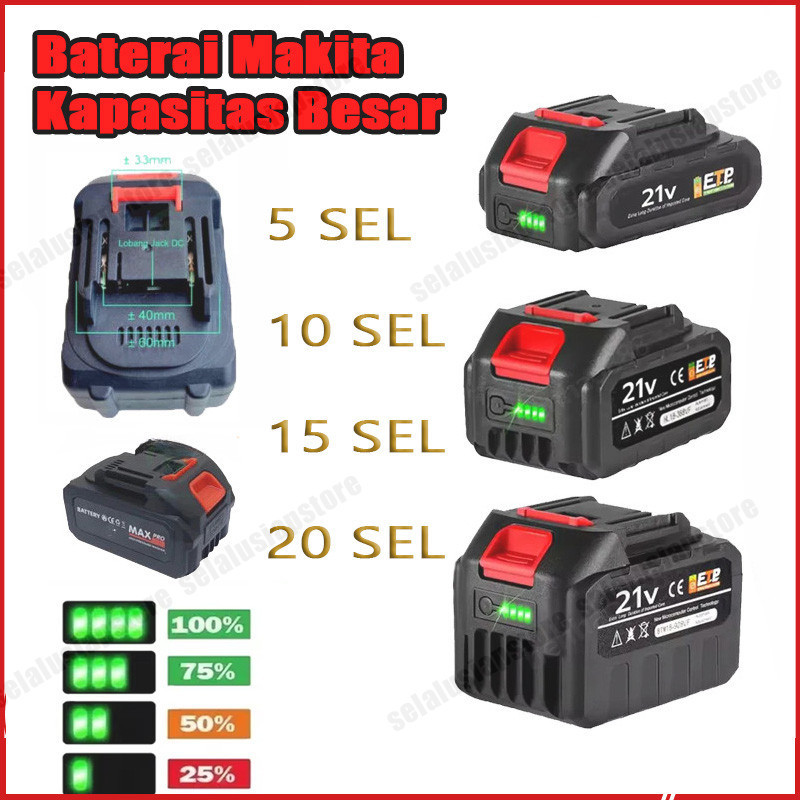 Baterai lithium berkapasitas besar Baterai Mesin kompatibel dengan produk/MT-21V 5/10/20Sel 40000mah