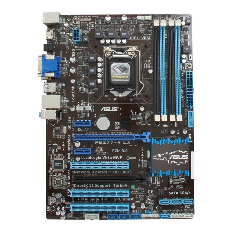 P8Z77V LX LGA 1155 Intel Z77 HDMI SATA 6Gbs USB 30 ATX Intel Motherboard