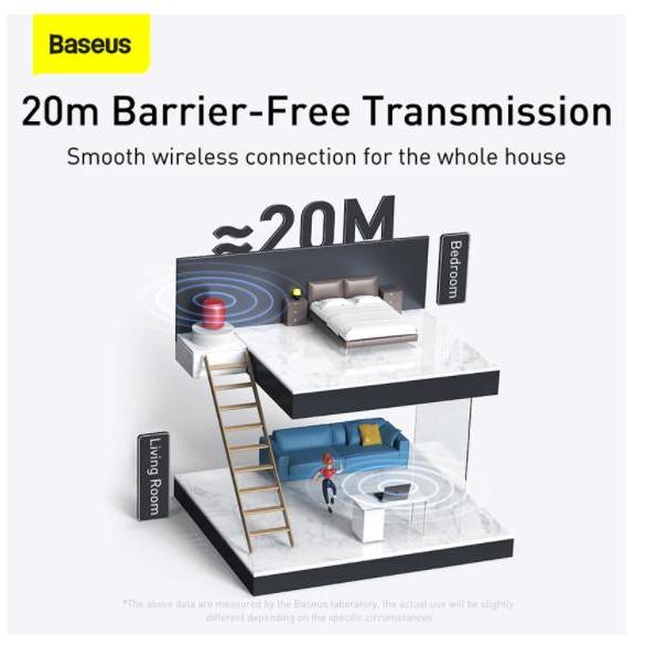 BASEUS USB DONGLE BLUETOOTH ADAPTOR 5.0 FOR PC LAPTOP WIRELESS AUDIO - Bluetooth 5.0