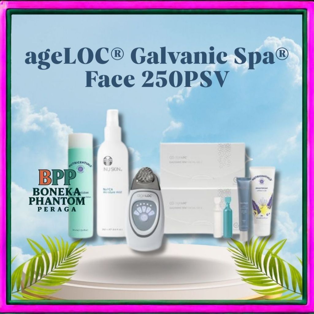 BPP ageLOC Galvanic Spa Face Alat Perawatan Wajah Anti Aging Nu Skin Original 250 PSV