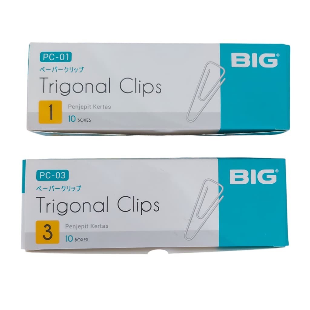 TRIGONAL CLIP BIG KLIP KERTAS PENJEPIT KERTAS PAPER CLIP