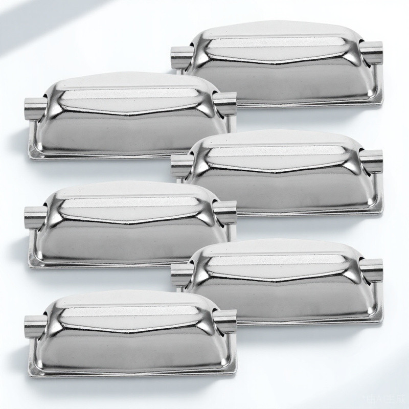 6Pcs Snare Drum Tension Lug Set Electroplated Metal Double End Harde for Stable Performance and Prac