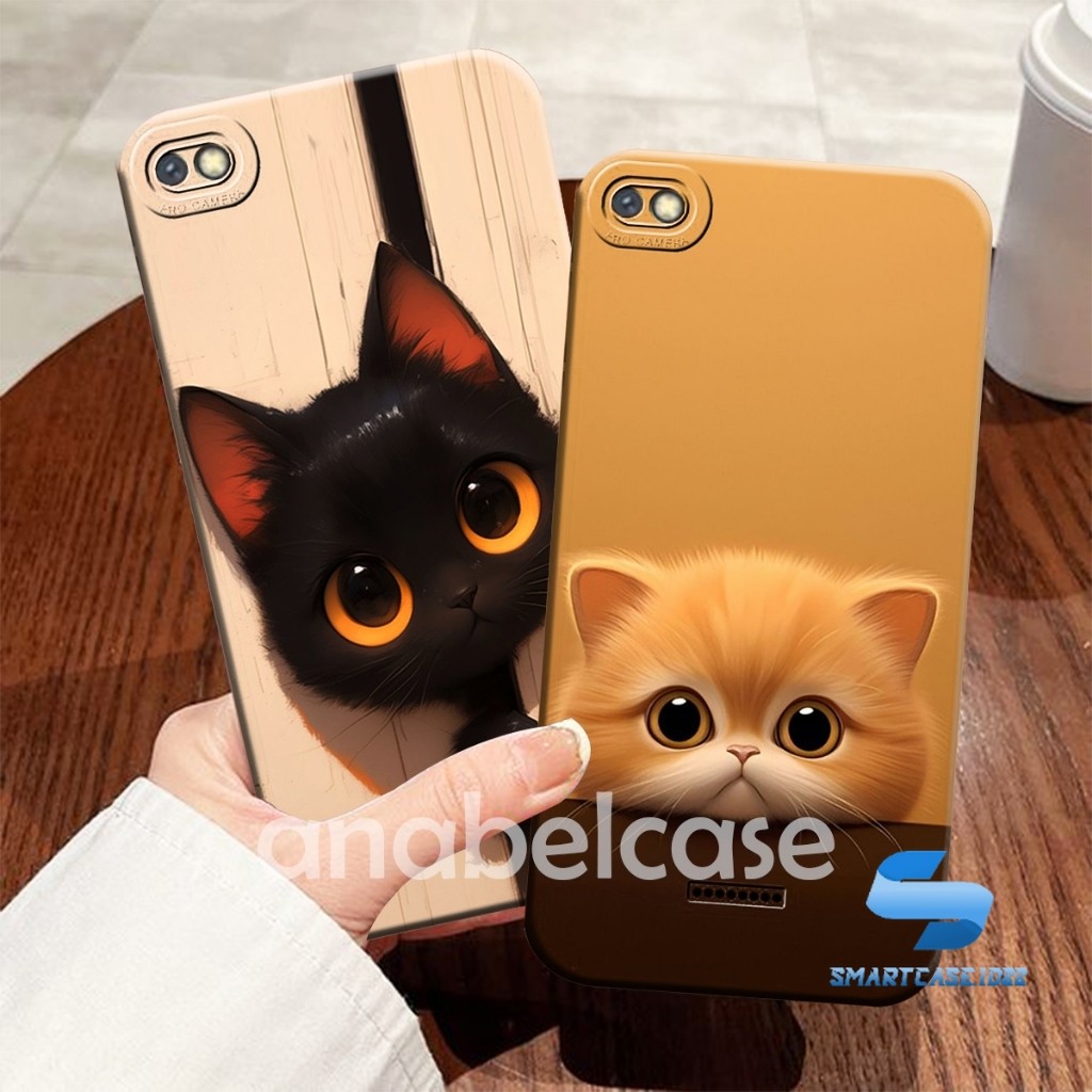 Softcase  REDMI 6A 6 5A 4A NOTE 6 5 5PRO 5A 5A PRIME Case Kucing Cutes - Case Cute - Case kucing - C